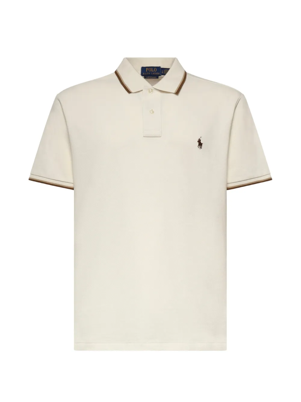 Polo Ralph Lauren tipped piqué polo shirt - Toni neutri