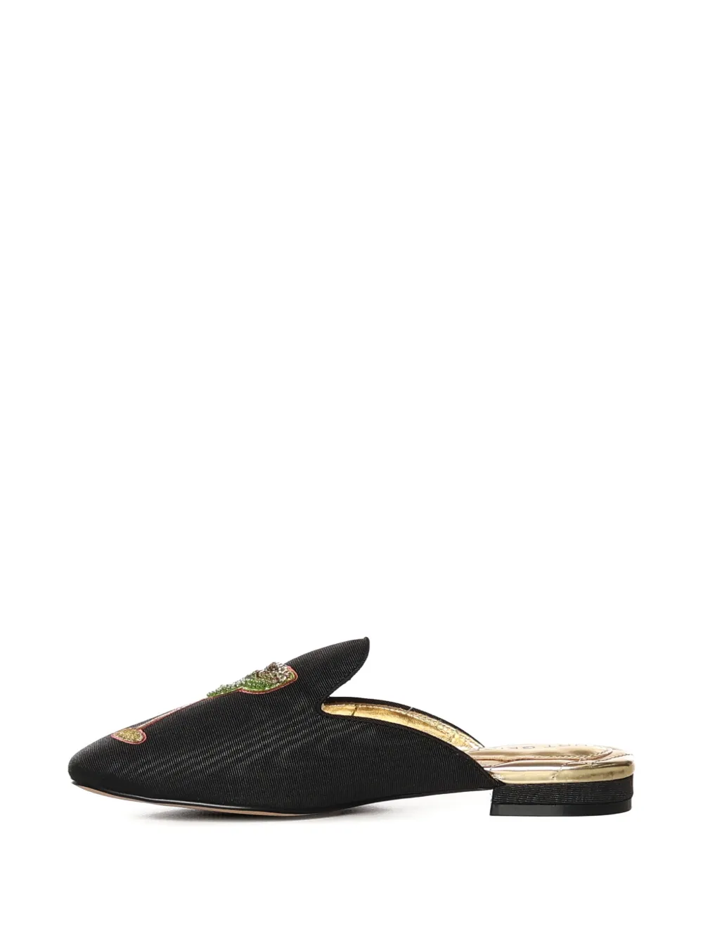 Kurt Geiger London embroidered mules Zwart