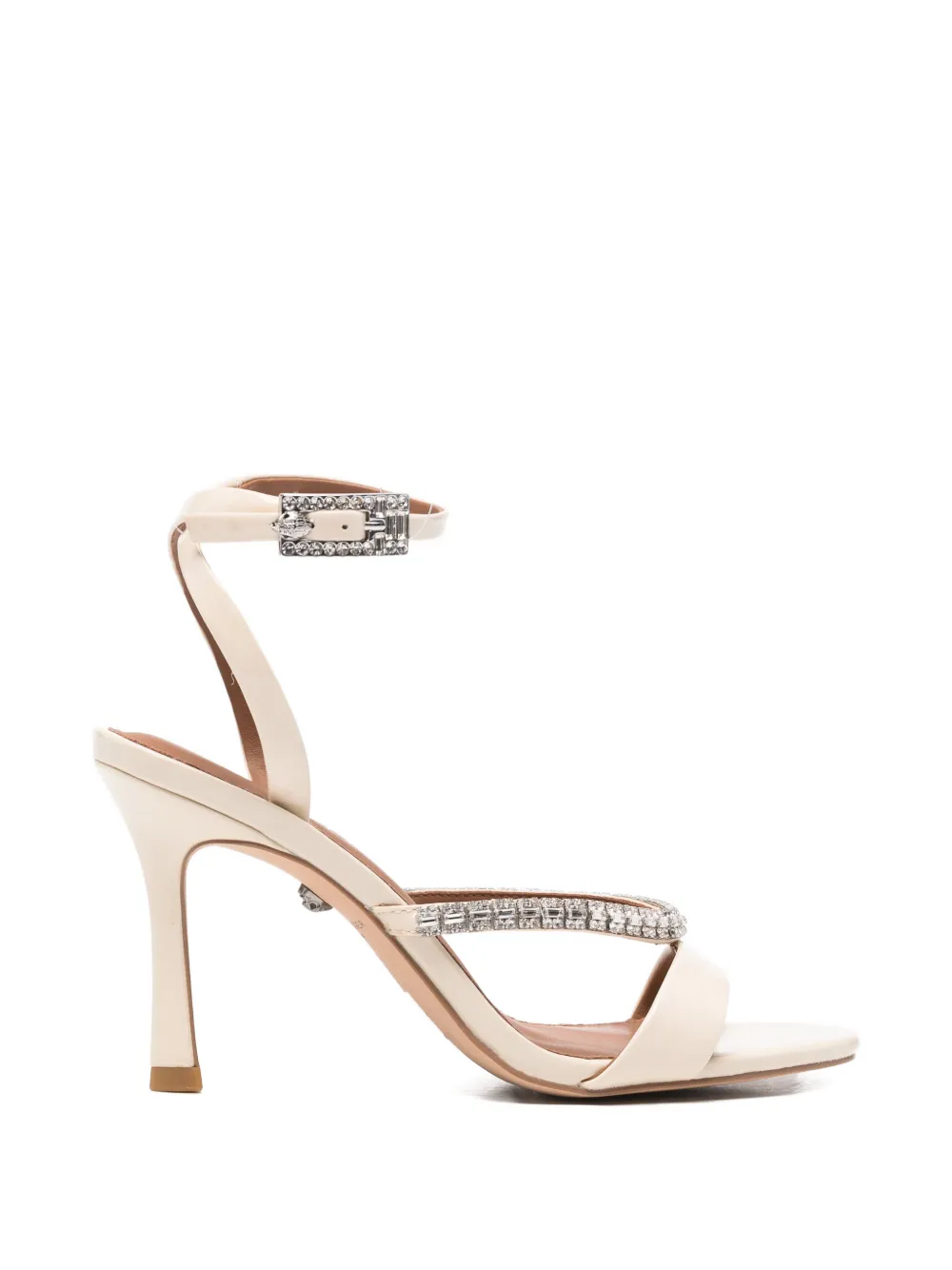 Kurt Geiger London rhinestone buckle sandals - Toni neutri