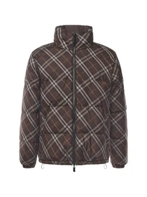 Burberry Vintage check-pattern Reversible Padded Jacket | Black