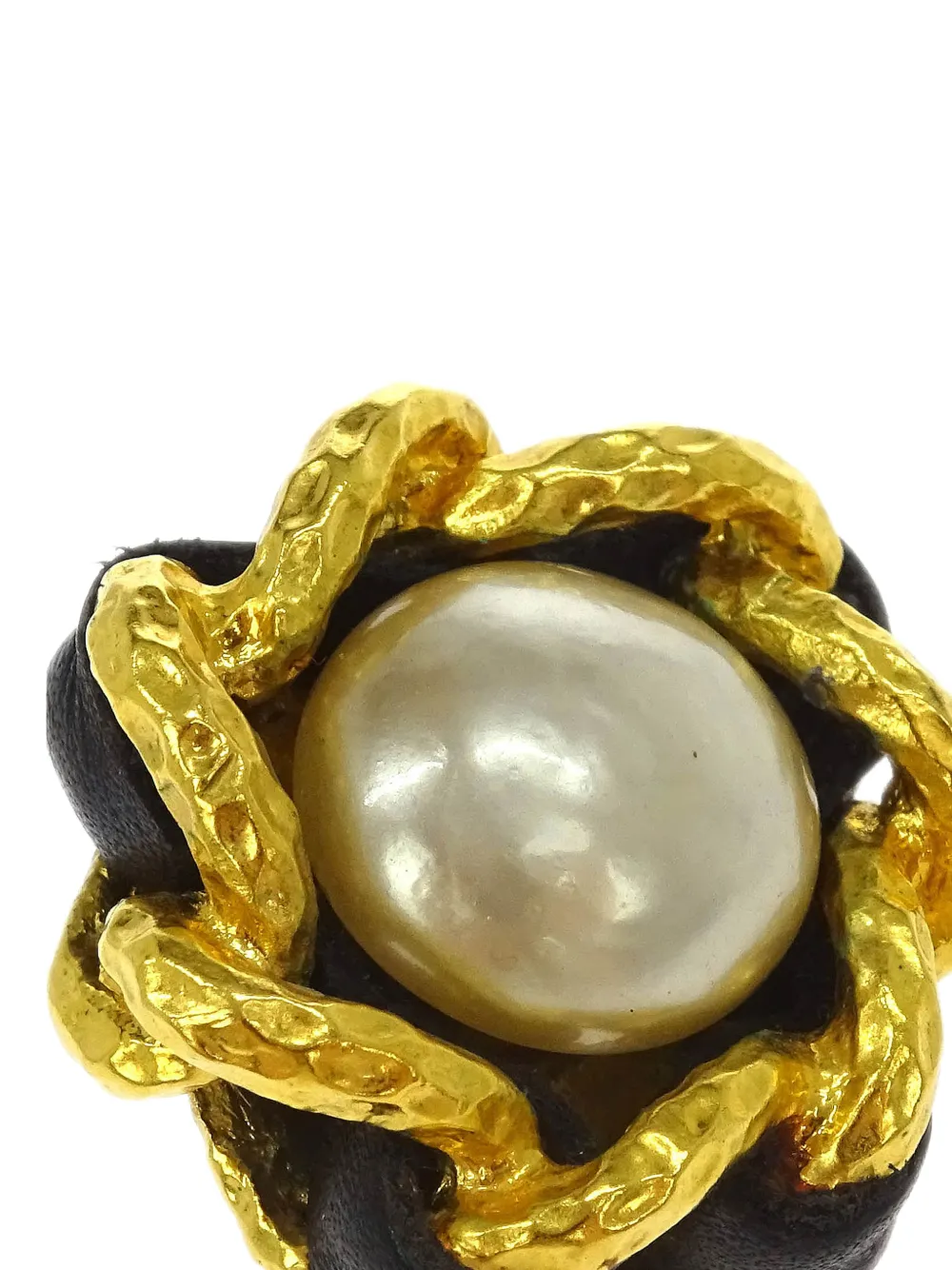 1993 Faux-Pearl Clip-On Earrings