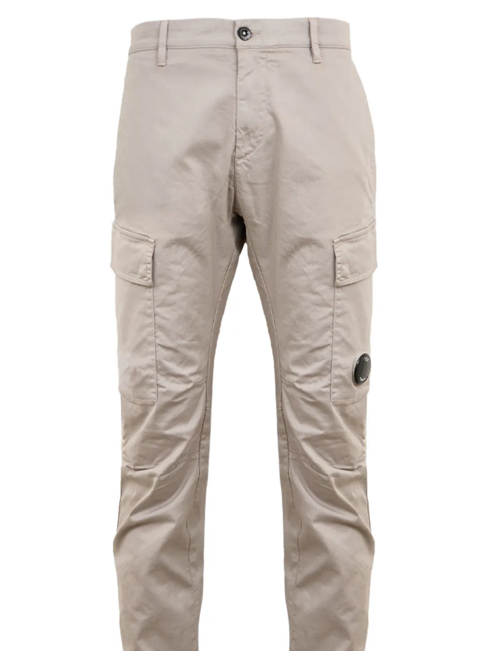 C.P. Company Cargo broek met logodetail Beige