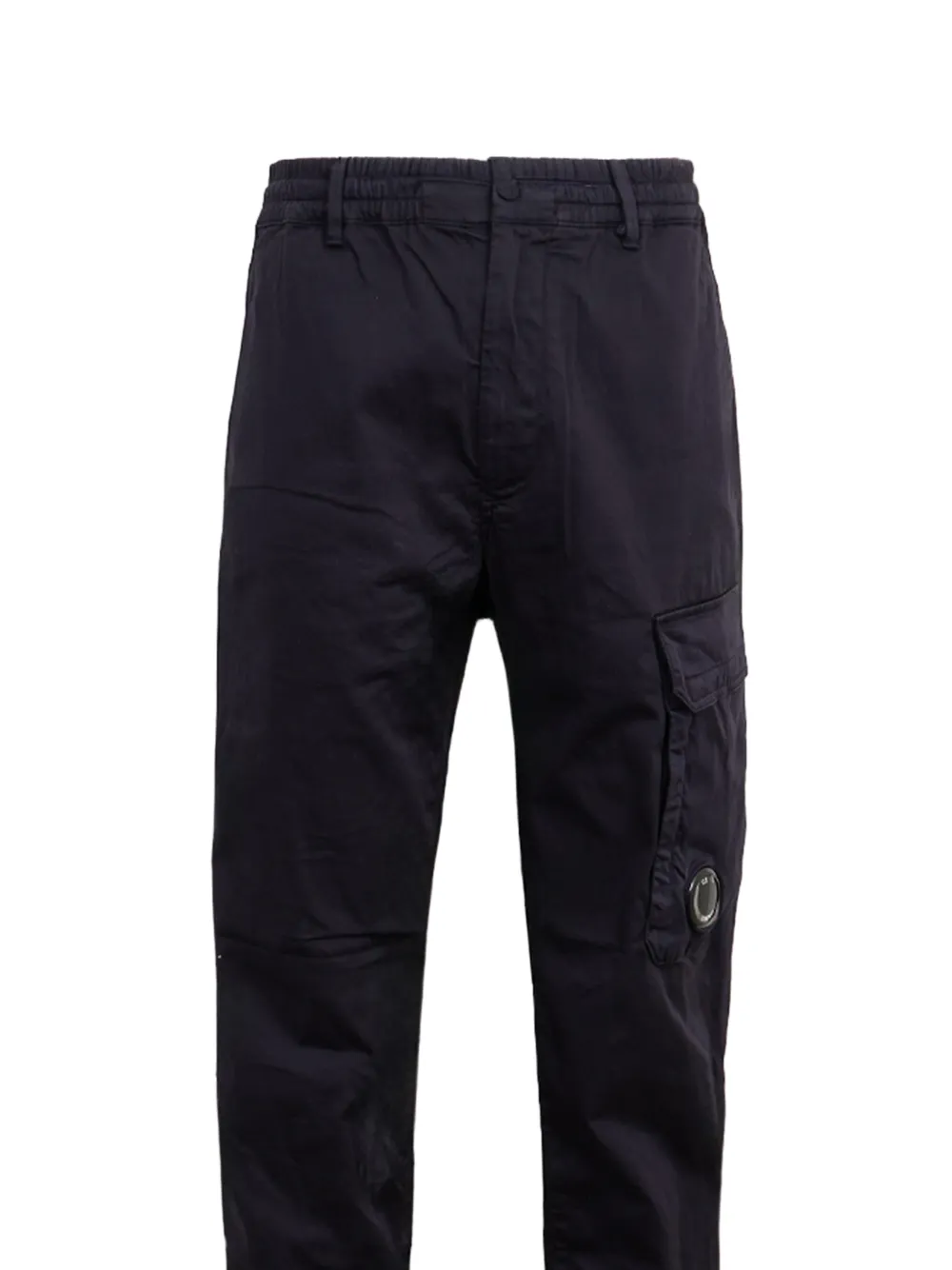 C.P. Company Cargo broek met logodetail Blauw