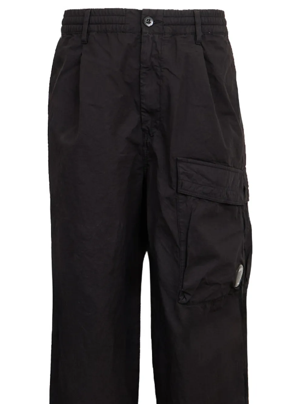 C.P. Company Micro-Reps Lens boxy-fit broek met zak Zwart