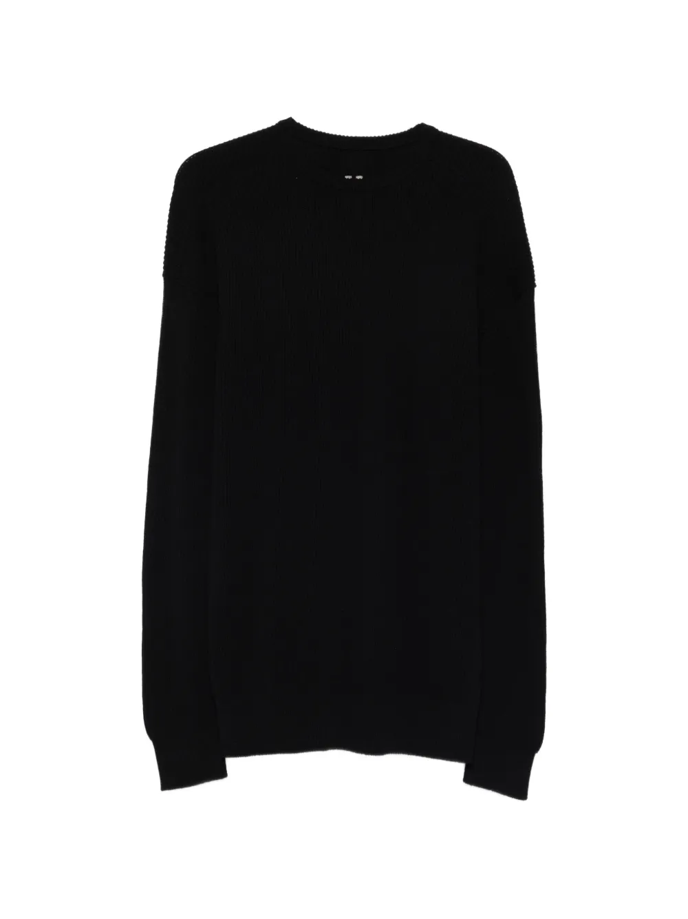 Rick Owens Jumbo Ls crew-neck sweater - Nero