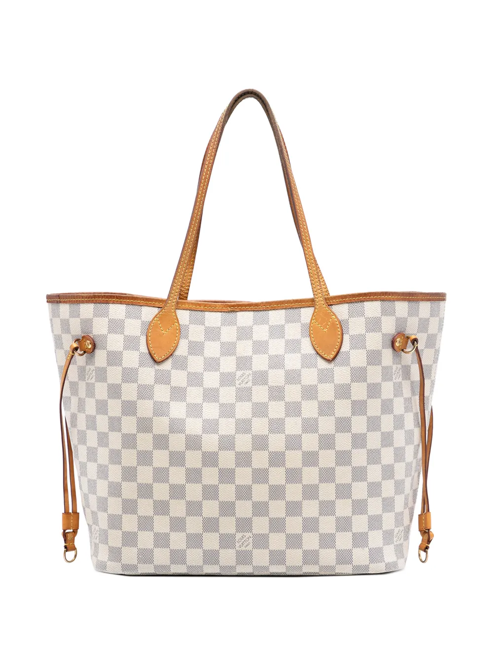 Louis Vuitton Pre-Owned 2014 Damier Azur Neverfull MM tote bag - Bianco