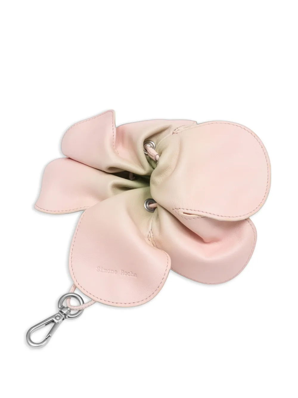 Simone Rocha flower-motif keyring - Rosa