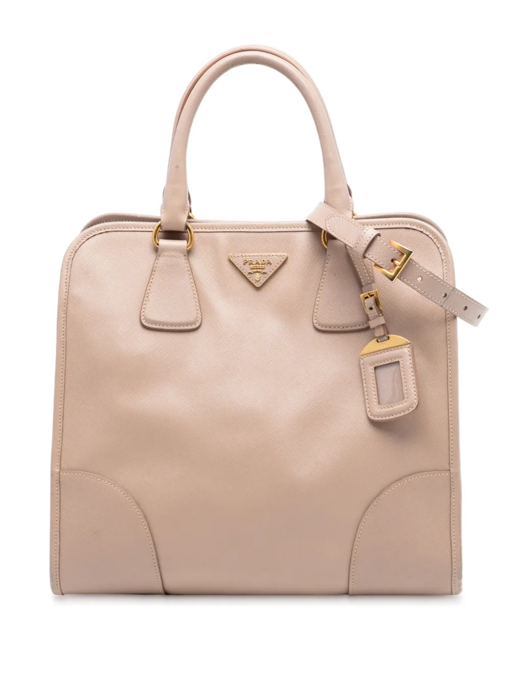 Prada Pre-Owned 2000-2025 Saffiano Lux Shopping Tote satchel - Rosa