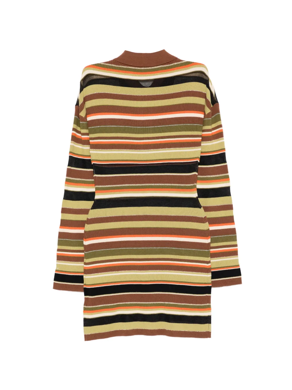  Ksubi Tamrin Striped Mini Dress - Brown 