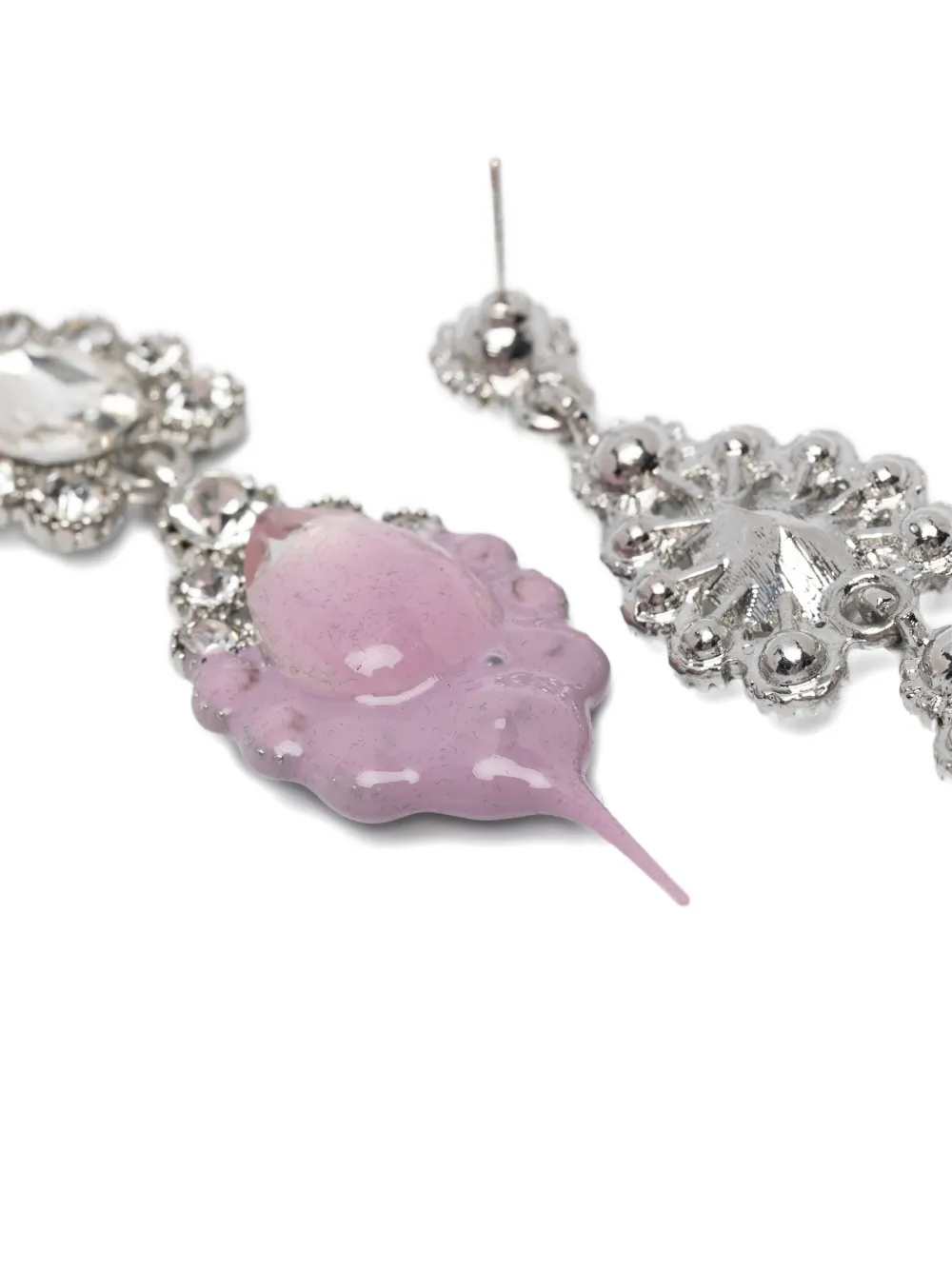  Ottolinger Dipped Crystal Earrings - Silver 