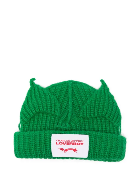 Charles Jeffrey Loverboy chunky-ears beanie hat
