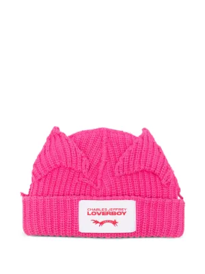 Charles Jeffrey Loverboy Ears Beanie | Pink | FARFETCH