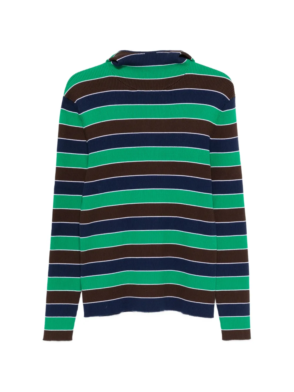 Charles Jeffrey Loverboy ribbed striped knitwear - Verde