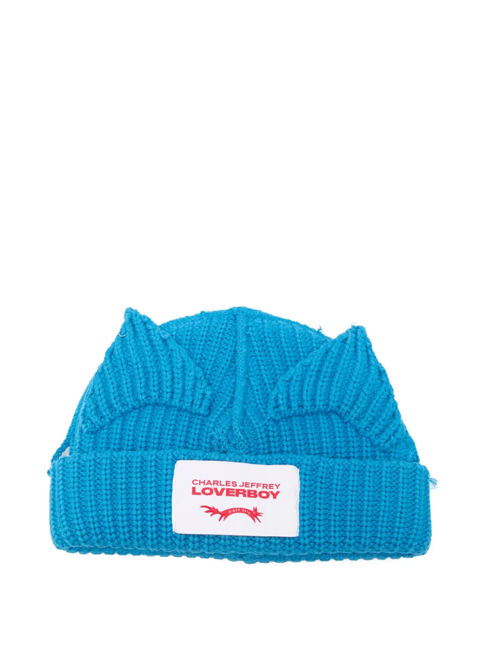 Charles Jeffrey Loverboy ears beanie hat - Blu