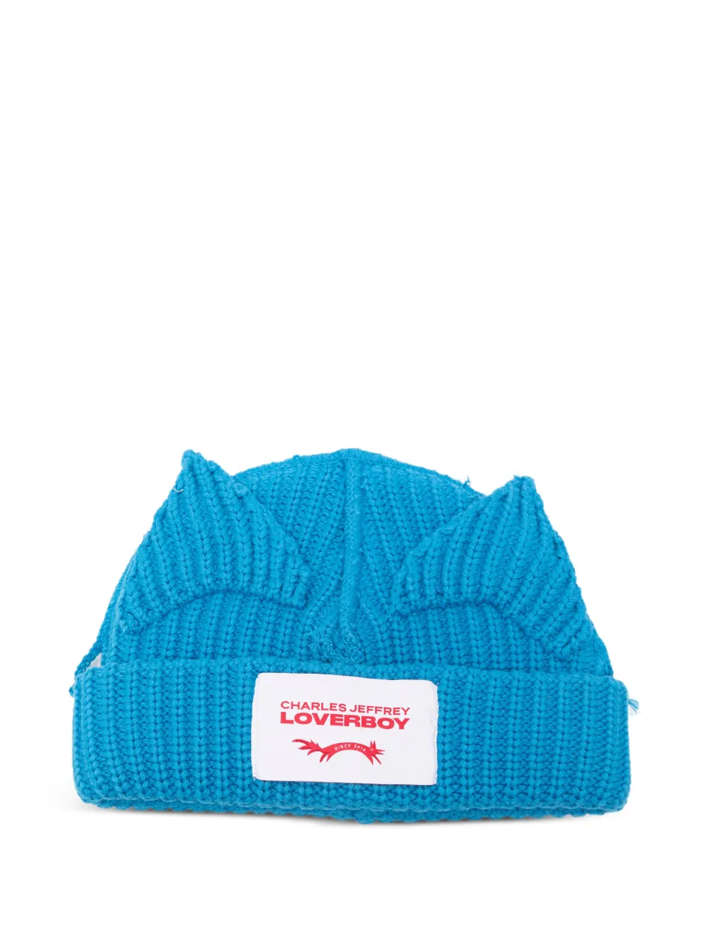Charles Jeffrey Loverboy ears beanie hat - Blu