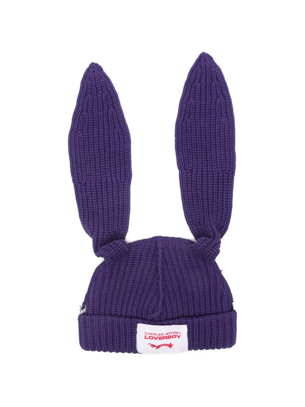 Charles Jeffrey Loverboy ears beanie hat - Viola