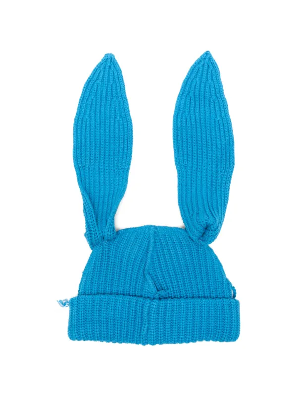 Charles Jeffrey Loverboy Rabbit Beanie Hat | Blue | FARFETCH ID