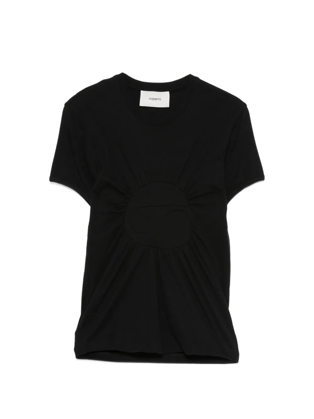 Coperni gathered-detail T-shirt - Nero