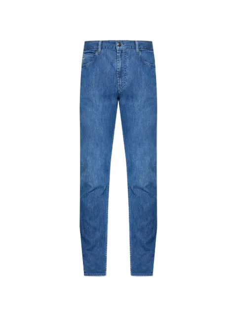 Emporio Armani logo plaque jeans