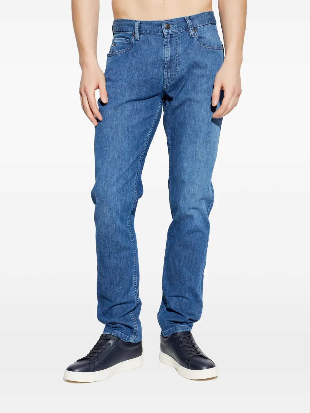 Emporio Armani Jeans met logoplakkaat Blauw