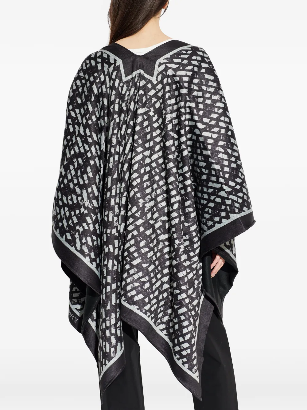 patterned cape