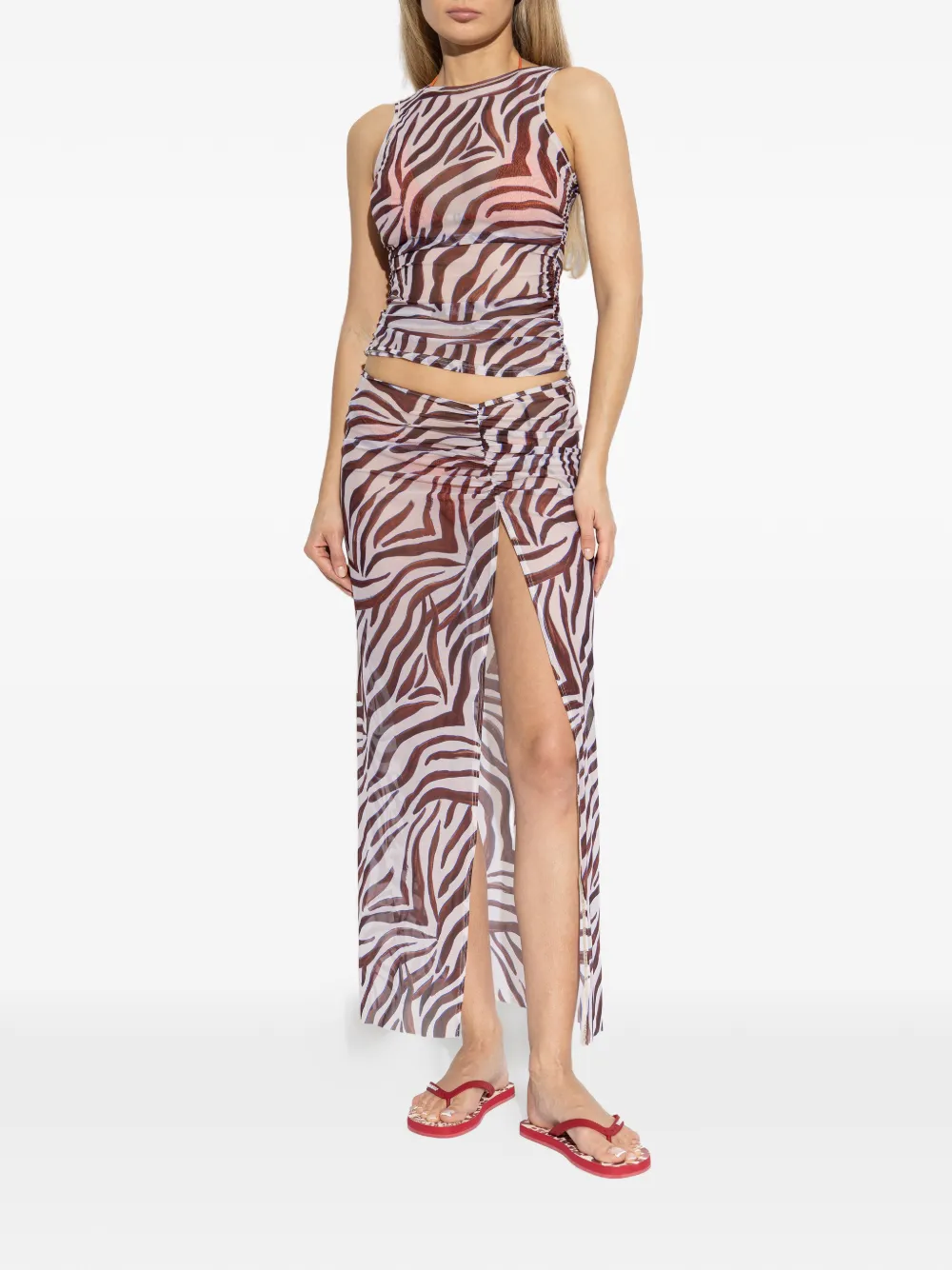  Bond-eye Claudia Maxi Skirt - Brown 