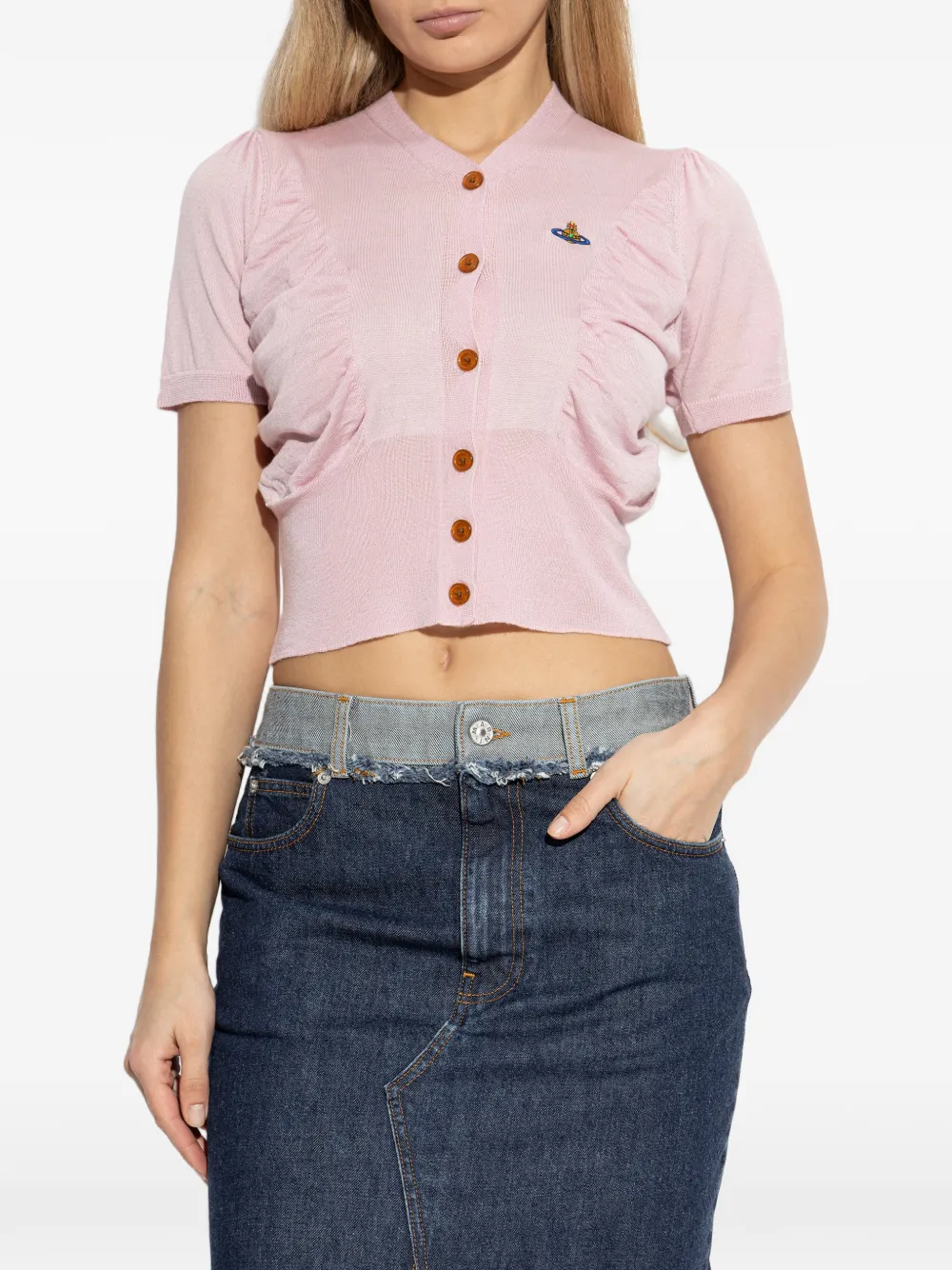 Vivienne Westwood Top met knopen Roze