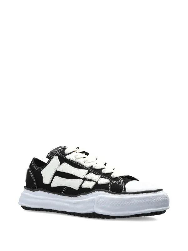 AMIRI x MMY ホワイト/ブラック スケルトン風スニーカー 42 AMIRI x Maison Mihara Yasuhiro Skeleton Sneakers | Black | FARFETCH UK