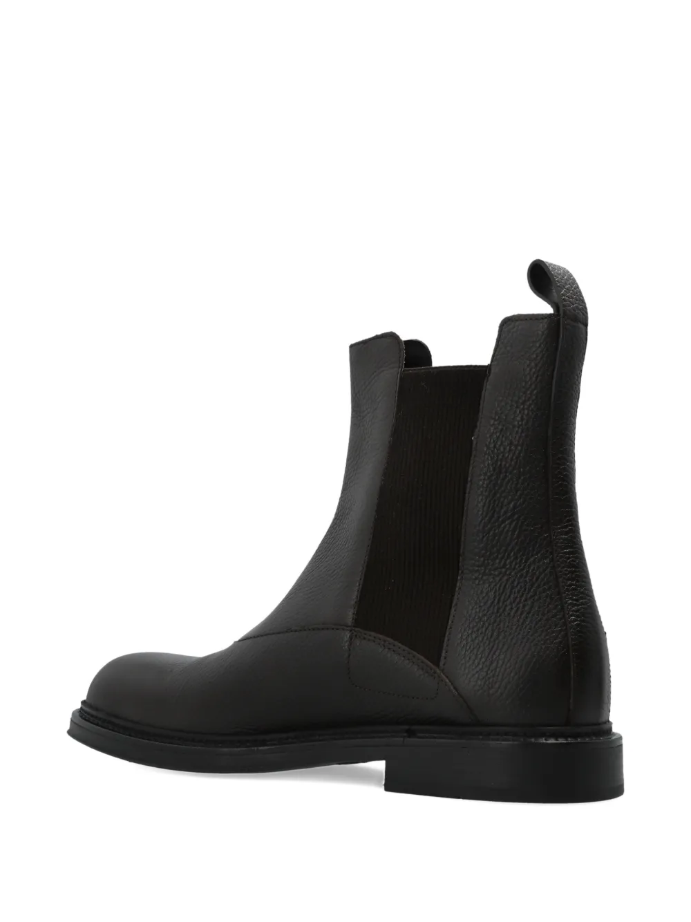 Emporio Armani leather chelsea boots Bruin