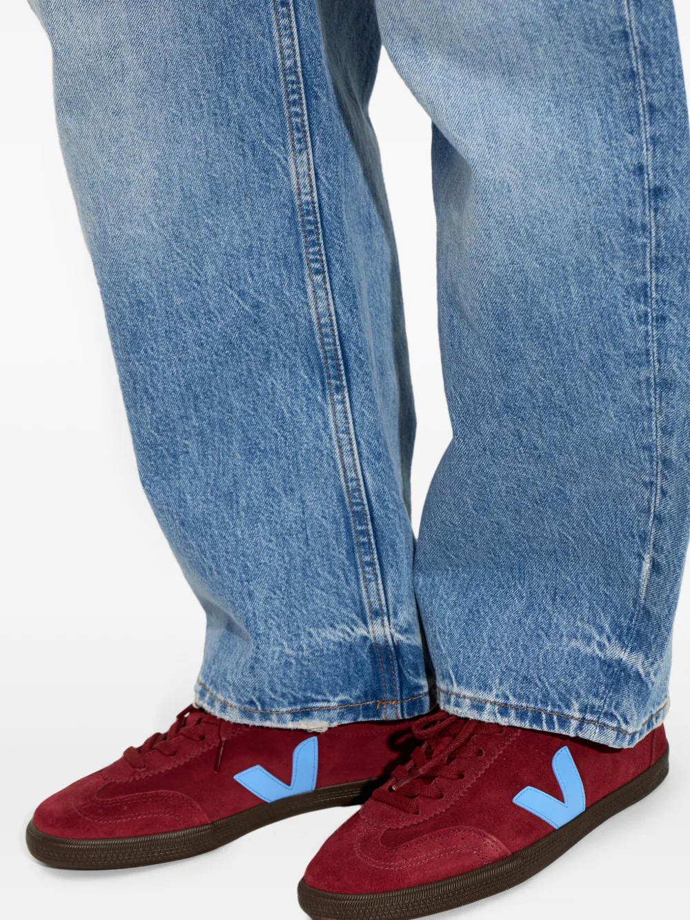 VEJA Volley suède sneakers Rood