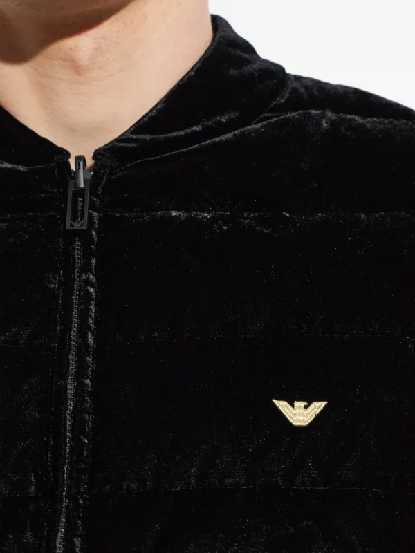 Emporio Armani リバーシブル ボンバージャケット | ブラック