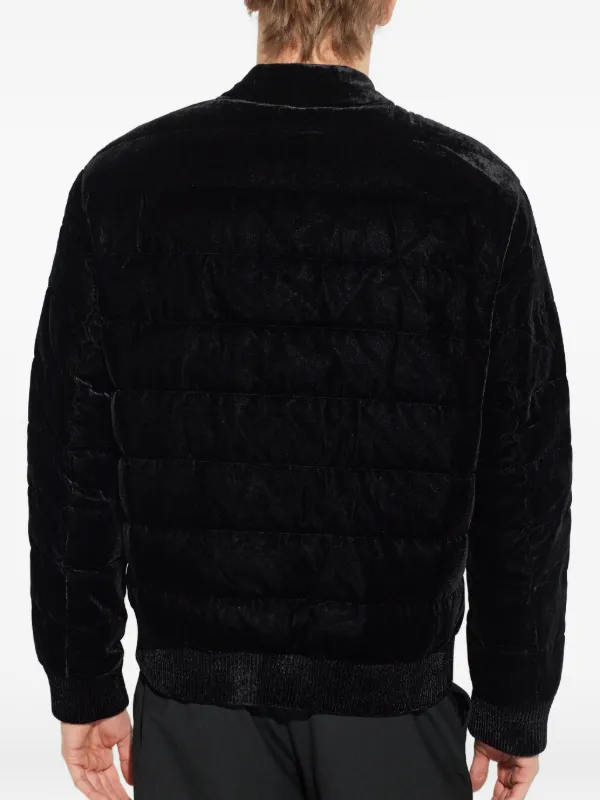 Emporio Armani リバーシブル ボンバージャケット | ブラック