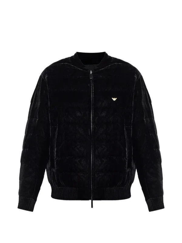 Emporio Armani リバーシブル ボンバージャケット | ブラック