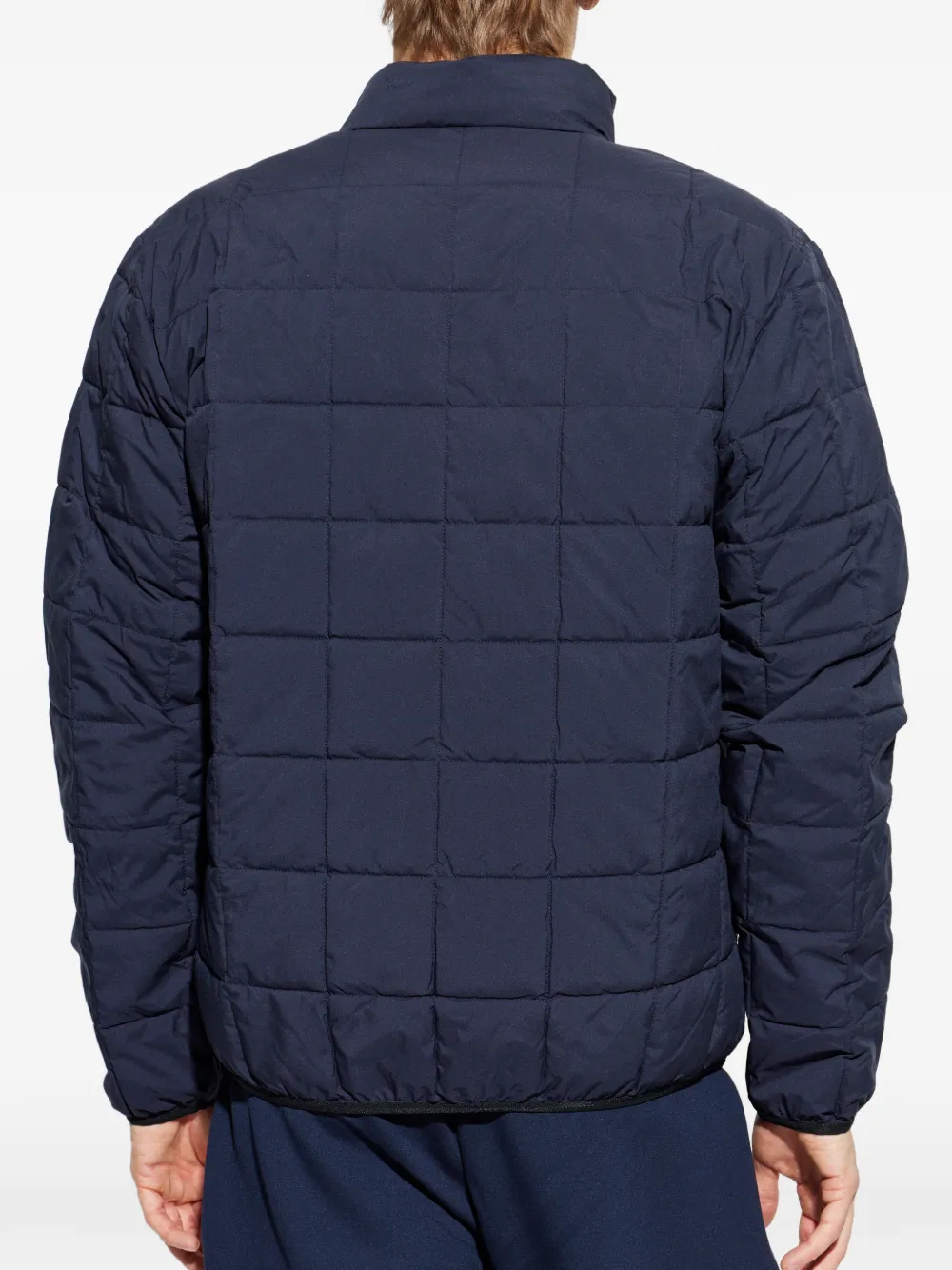 logo-patch quilted jacket