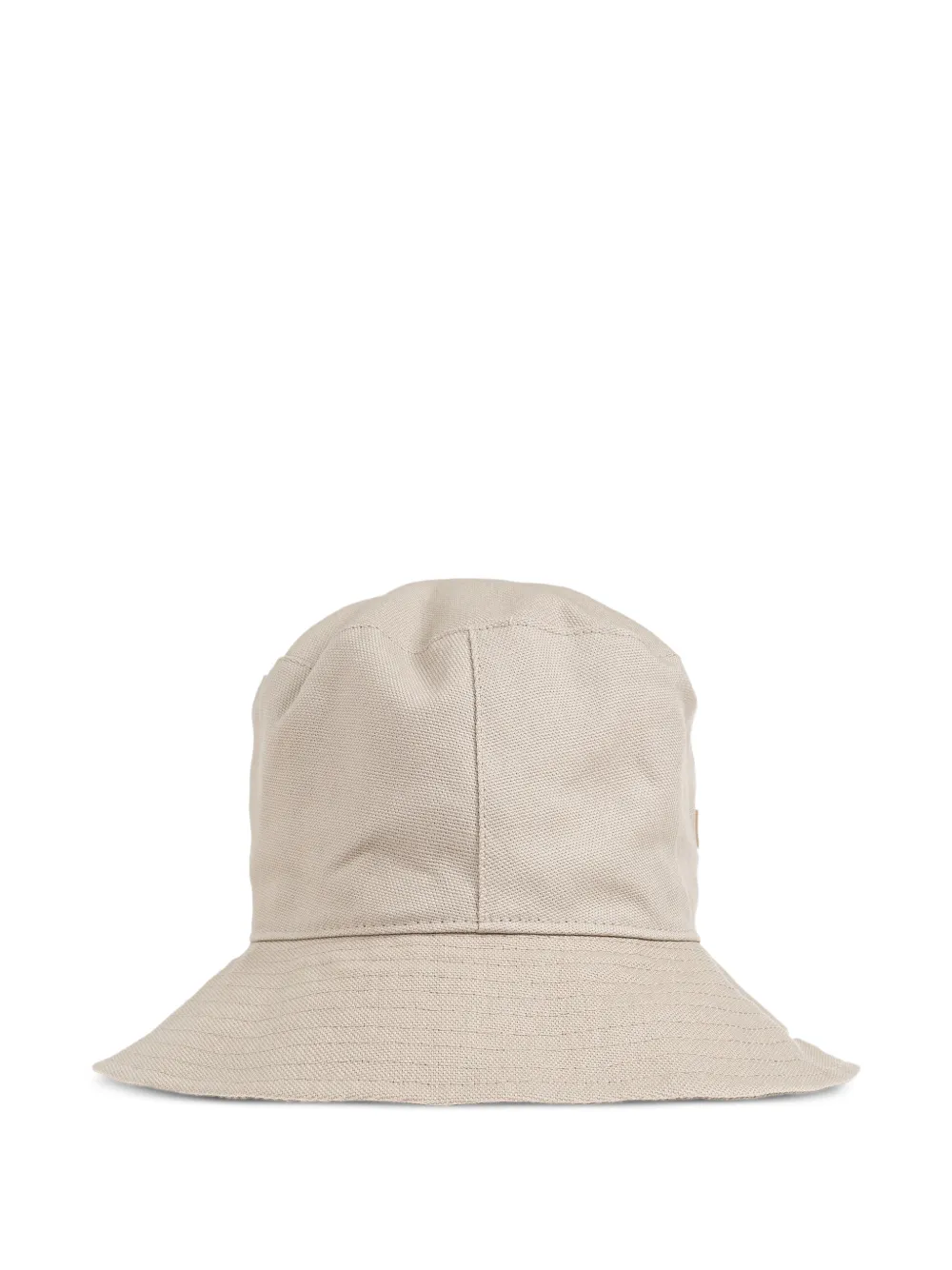 Emporio Armani Zonnehoed met logoplakkaat Beige