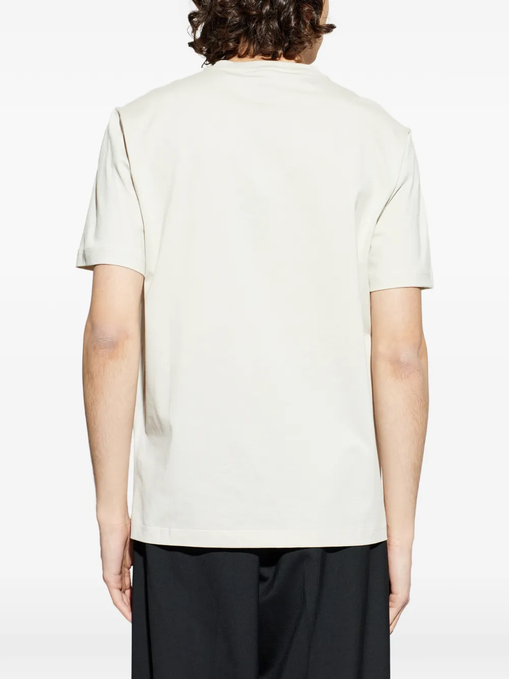Emporio Armani Après T-shirt met print Beige