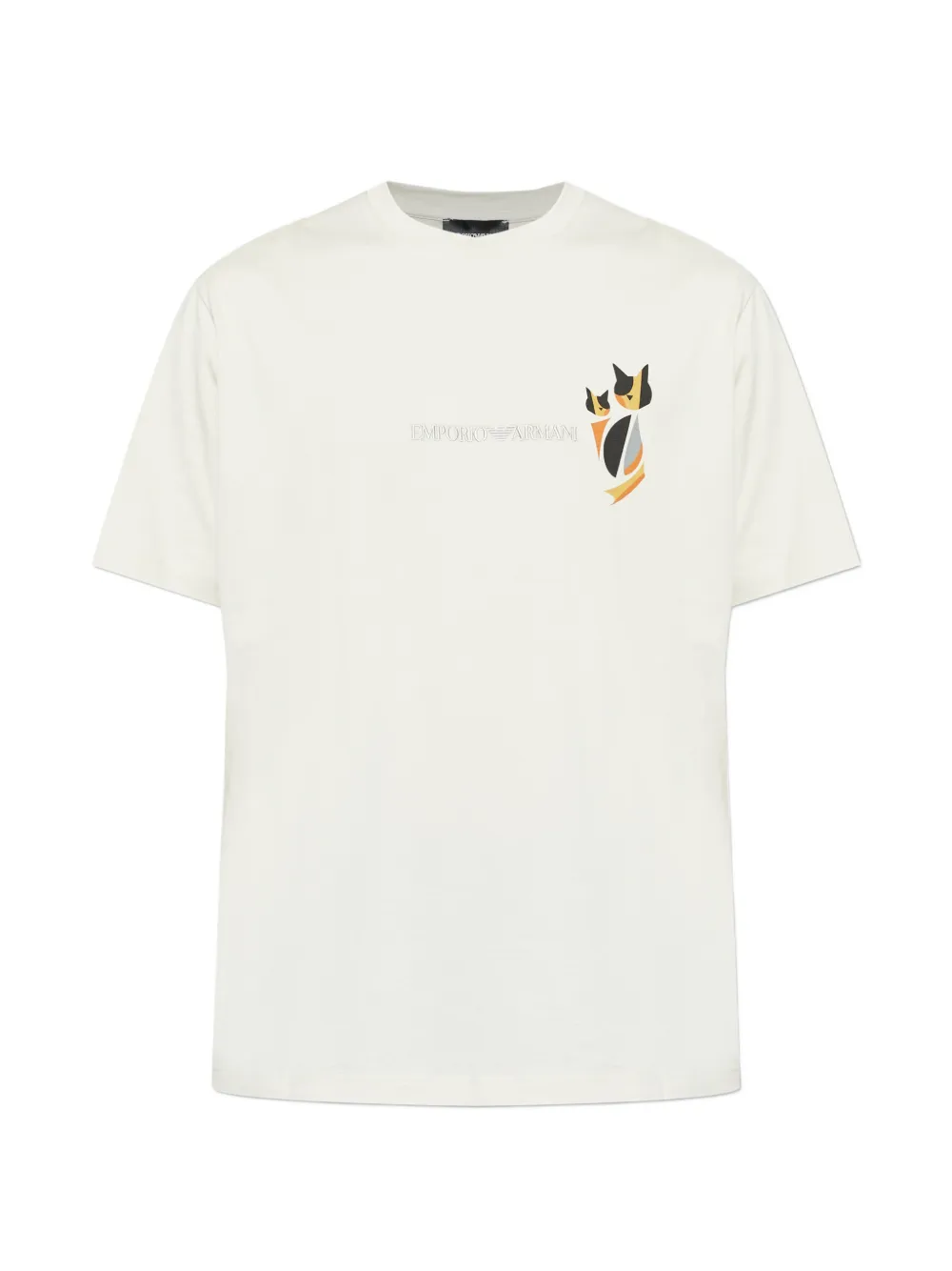 Emporio Armani Après collection-print T-shirt - Toni neutri