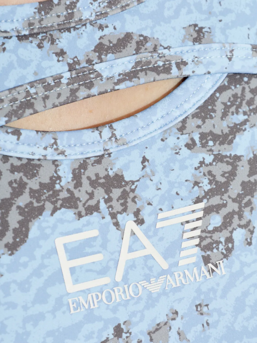 Ea7 Emporio Armani Cropped top Blauw