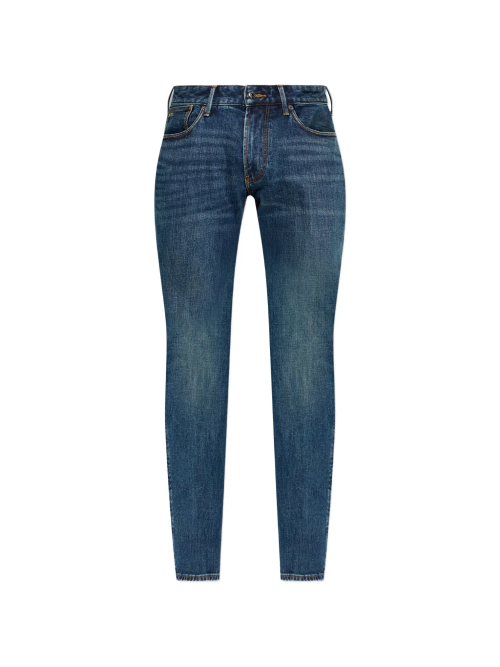 Emporio Armani logo jeans - Blu