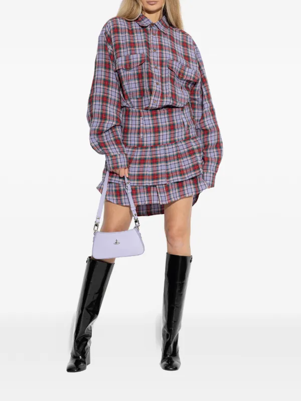 purple vivienne westwood dress Vivienne Westwood Purple Sunday Midi Dress Vivienne Westwood