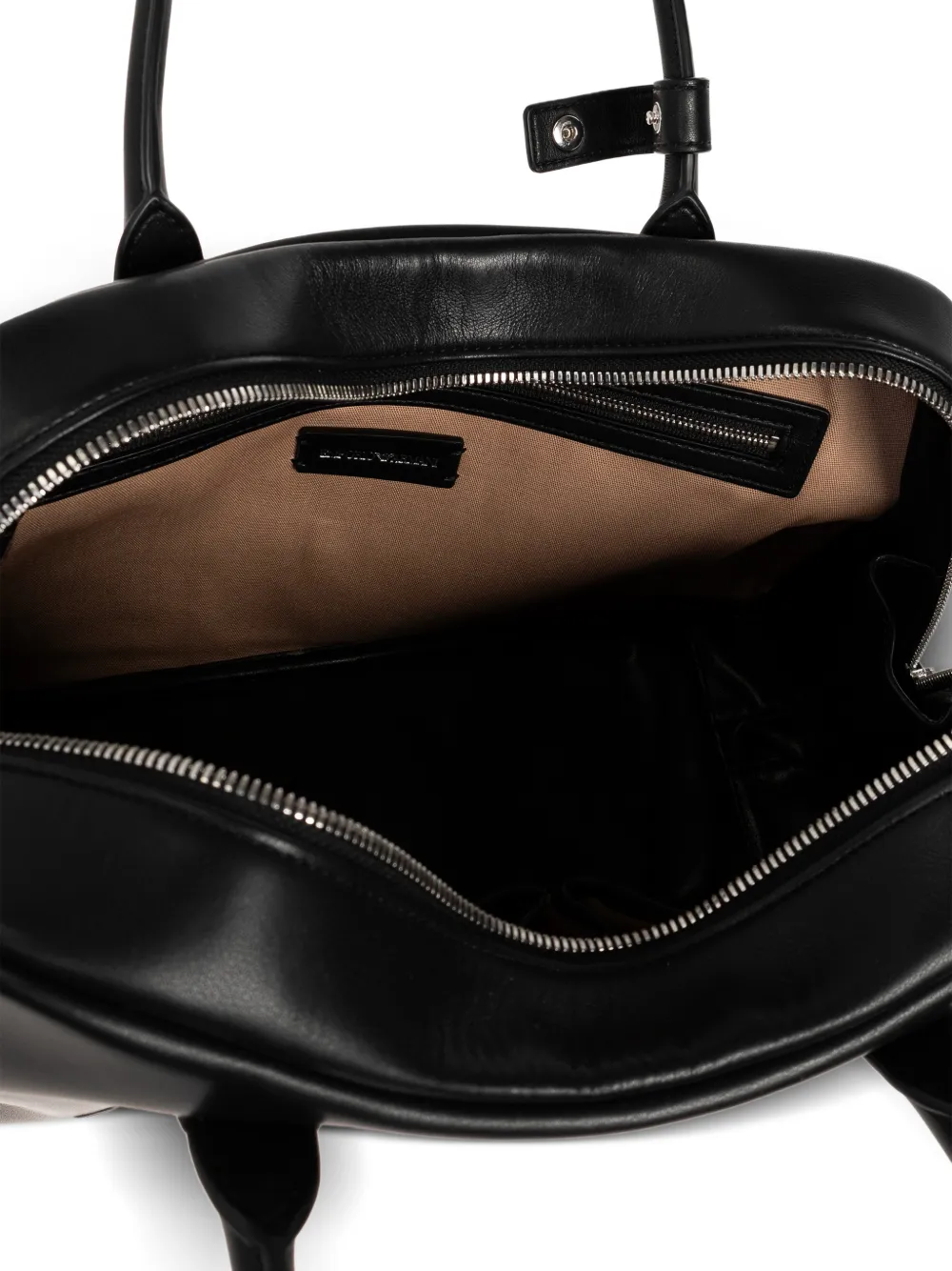 Emporio Armani Shopper met reliëf en handvat Zwart