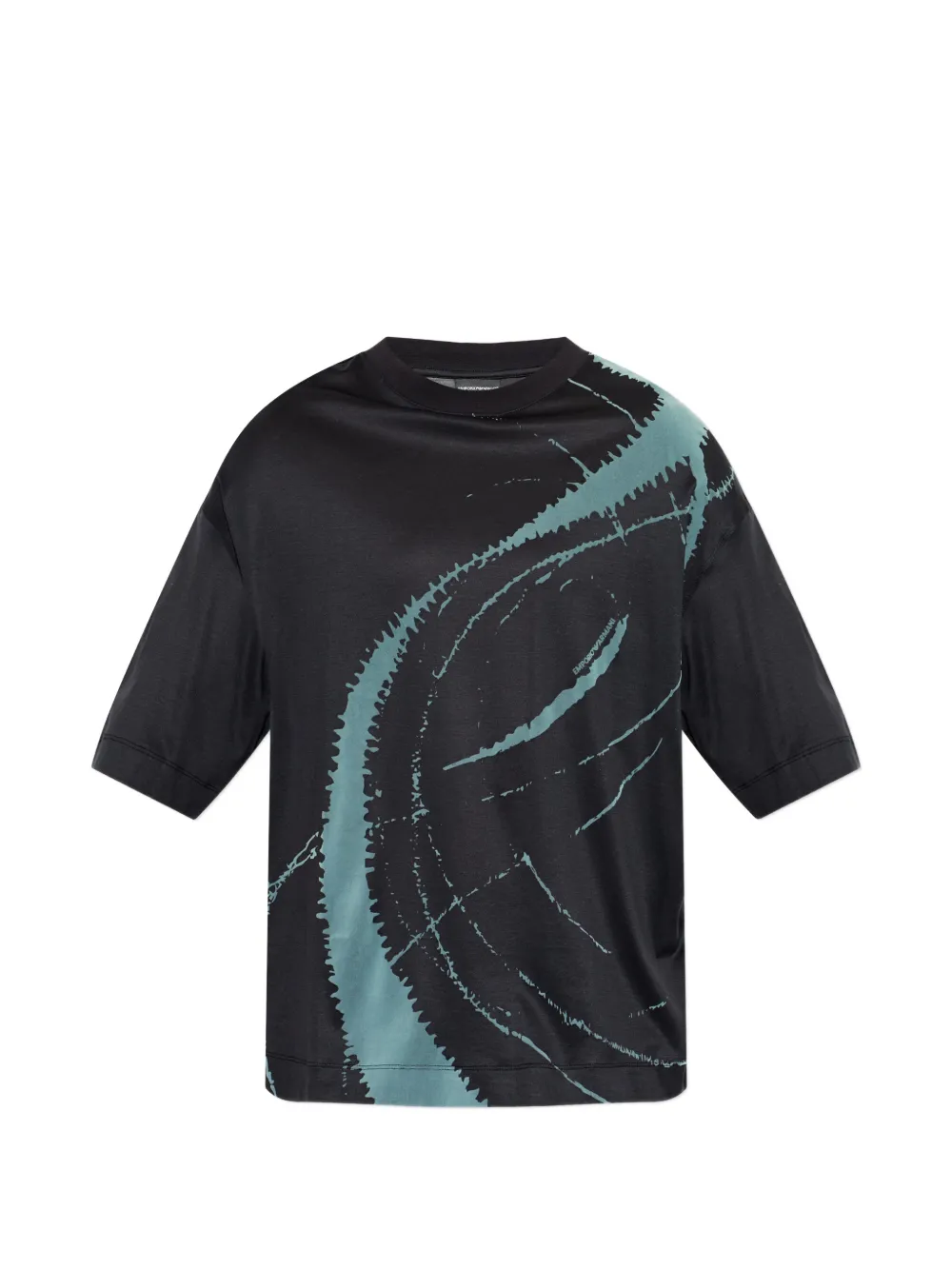 Emporio Armani graphic-print T-shirt - Nero