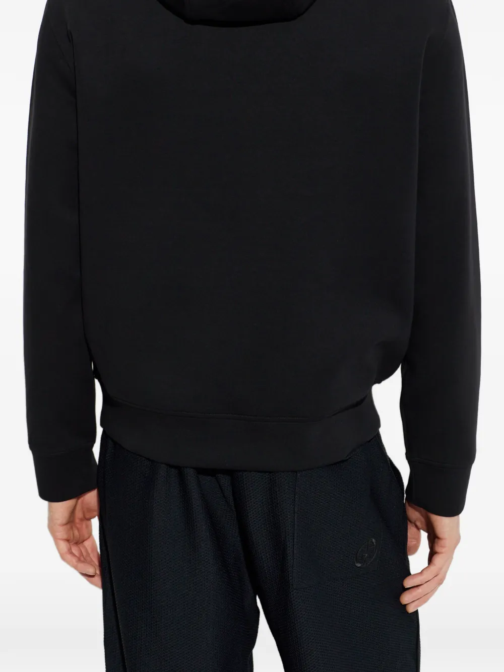 Emporio Armani Hoodie met trekkoord Zwart