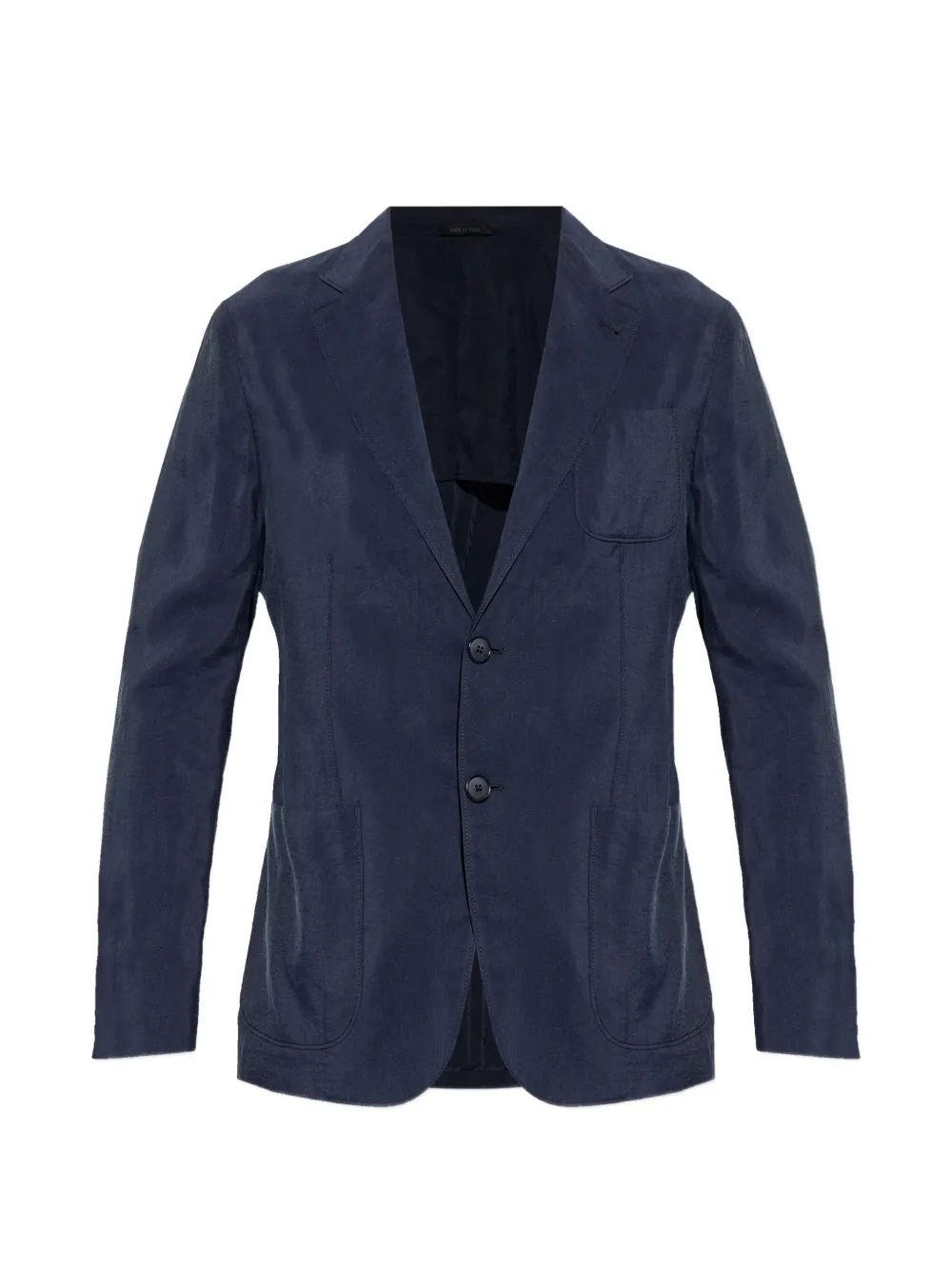 Giorgio Armani single-breasted blazer - Blu