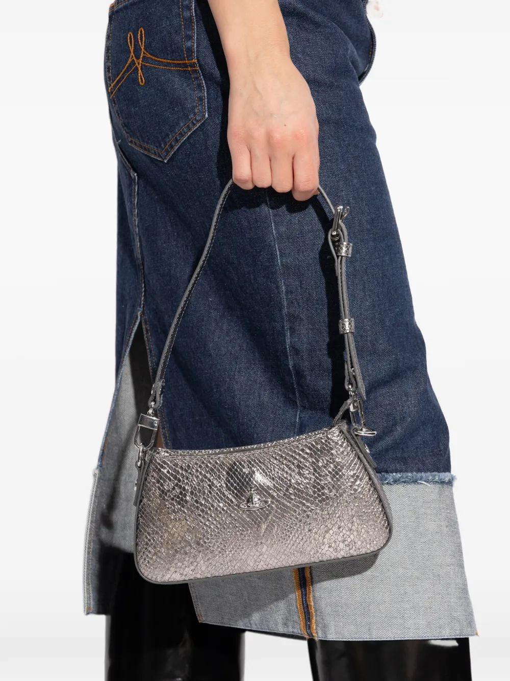 Tasha textured shoulder bag