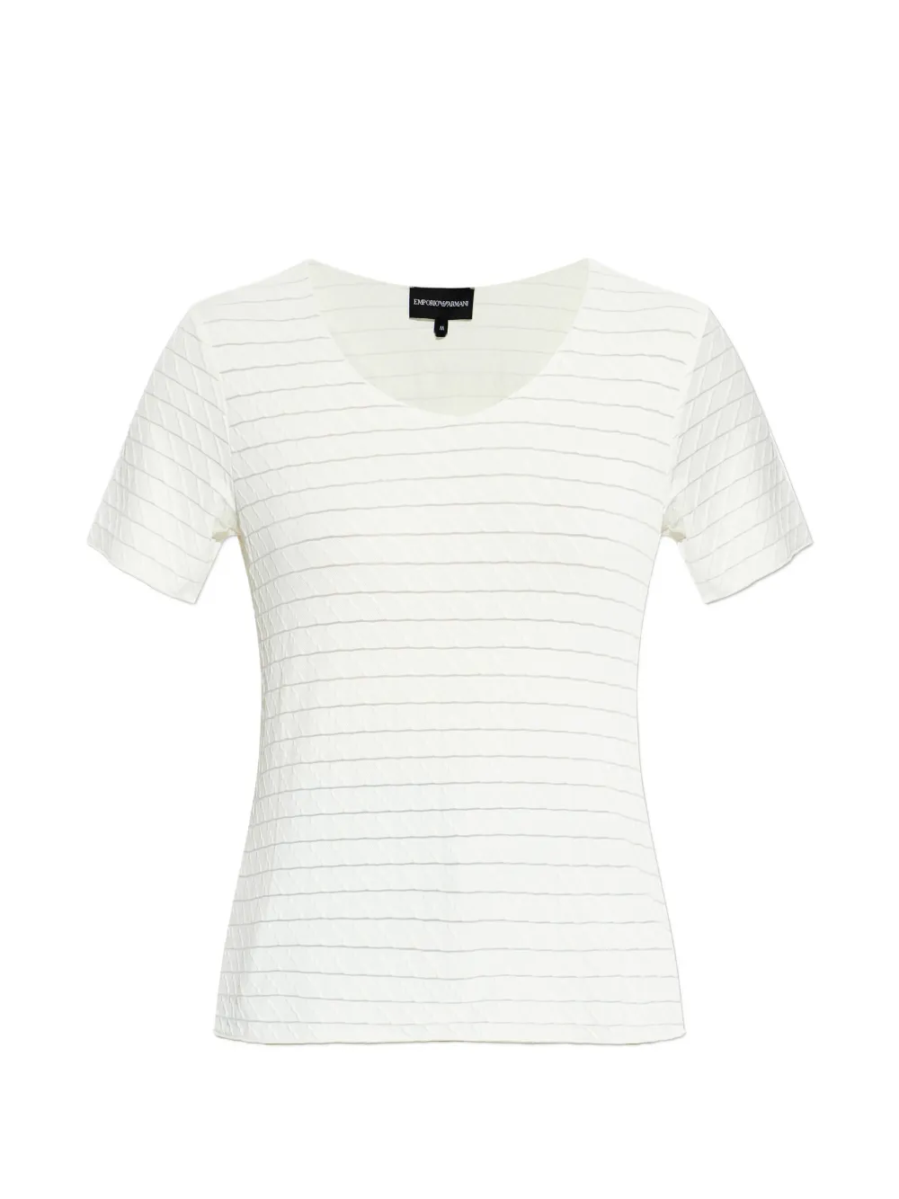 Emporio Armani striped T-shirt - Toni neutri