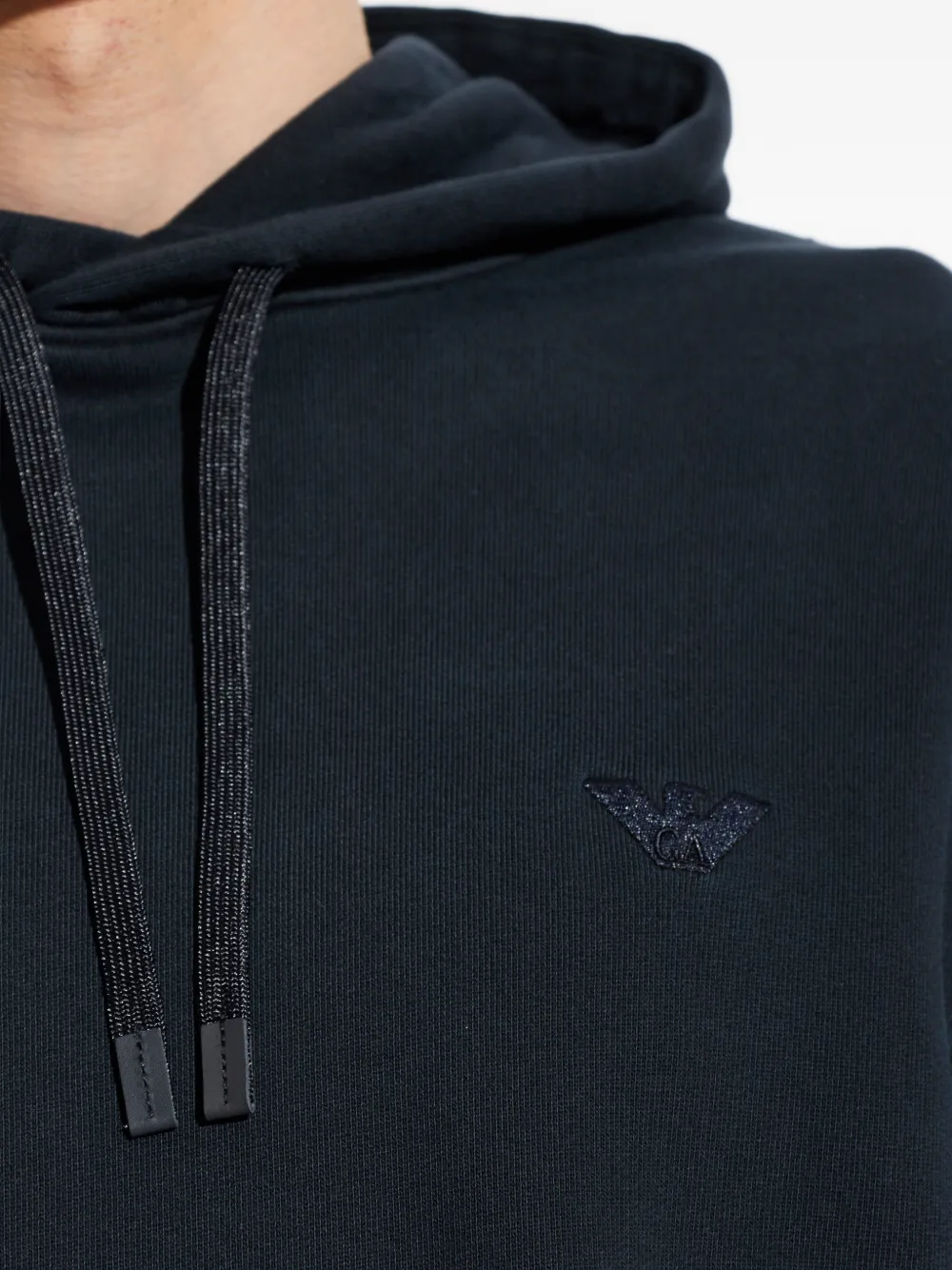 Emporio Armani Hoodie met trekkoord Blauw