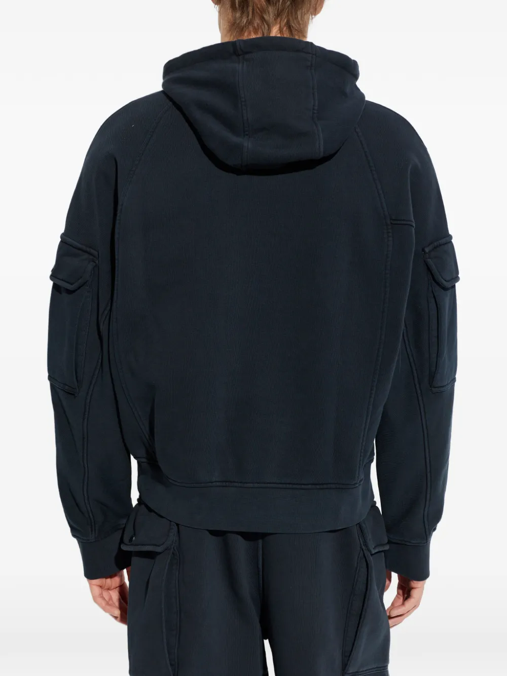Emporio Armani Hoodie met trekkoord Blauw