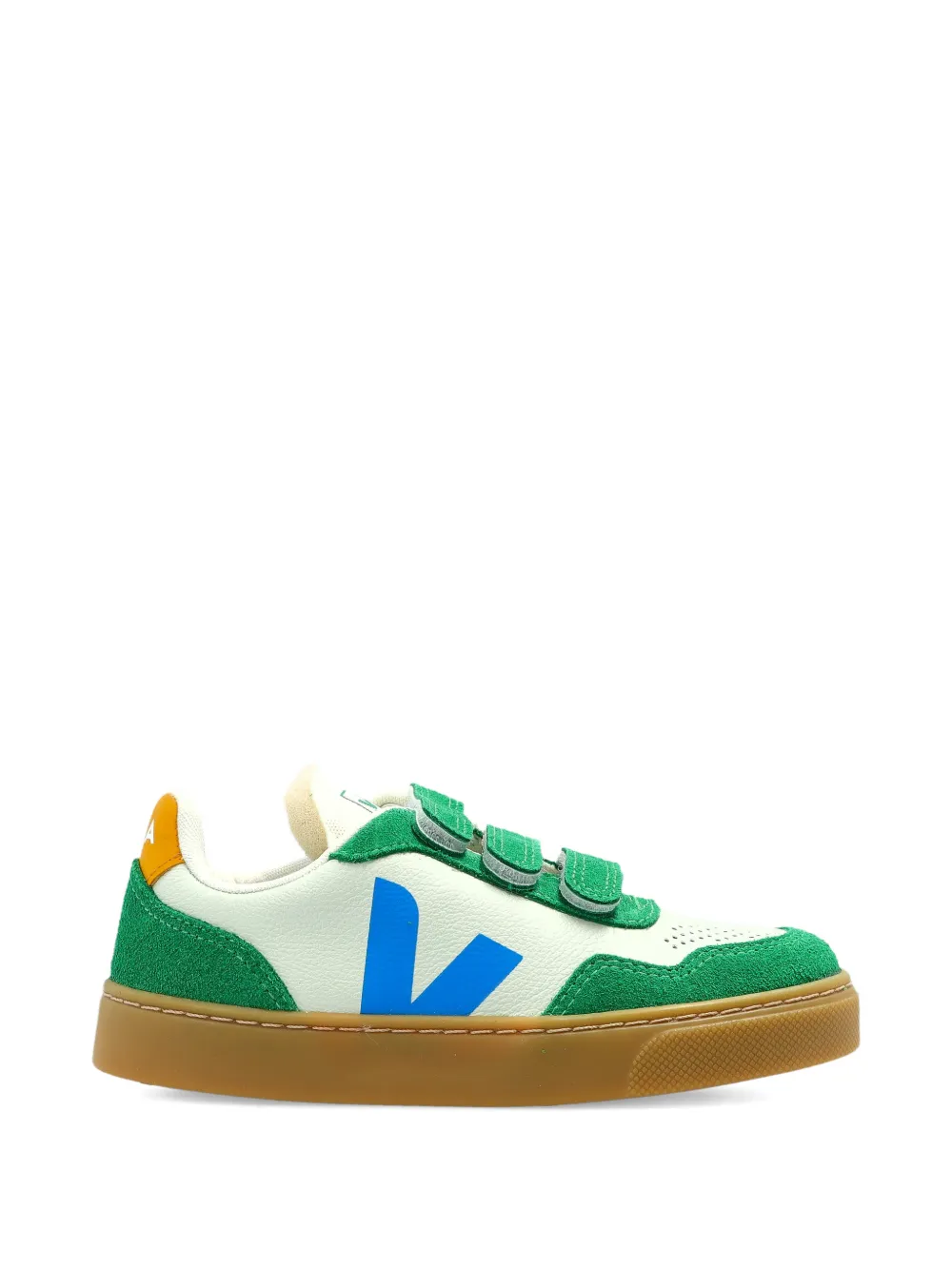 VEJA Kids V-90 leather sneakers Wit