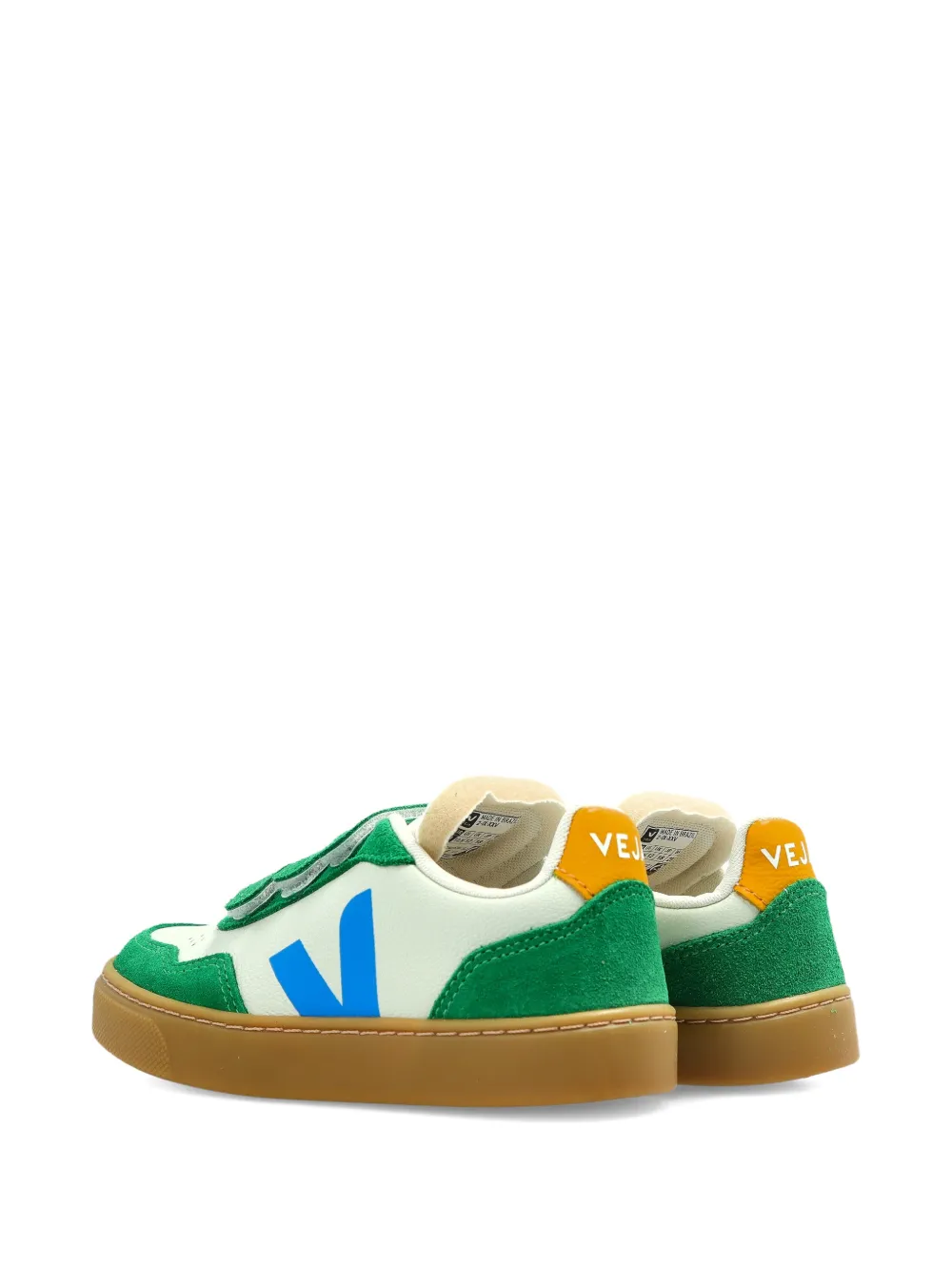 VEJA Kids V-90 leather sneakers Wit